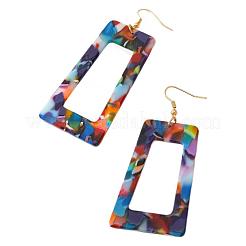 Прямоугольные серьги-подвески из железного сплава&nbsp;FS-WG484F5-01