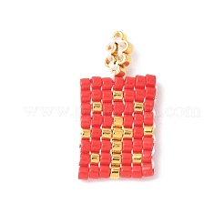 Ручная работа узор ткацкого станка миюки стеклянный бисер&nbsp;PALLOY-MZ00608