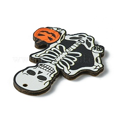 Хэллоуин односторонние деревянные большие подвески с принтом WOOD-H103-07