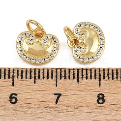 Латунные микро проложить кубического циркония подвески&nbsp;KK-A269-60G