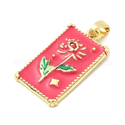 Латунь эмаль подвески&nbsp;KK-C134-39G