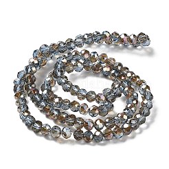 Стеклянные бусины с гальваническим покрытием &nbsp;EGLA-A034-T4mm-J16