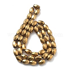 Гальванические нити синтетических магнитных гематитовых бусин&nbsp;G-P545-G01-02F