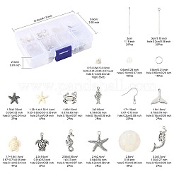 Наборы для самостоятельного изготовления сережек-подвесок в стиле океана&nbsp;DIY-FS0009-27