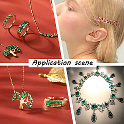 70 шт. ромбовидные кубические цирконии с заостренной задней частью кабошоны&nbsp;ZIRC-GA0001-04