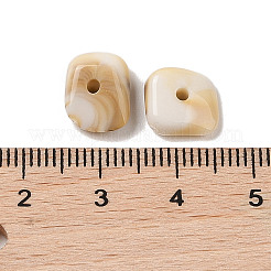 Двухцветные непрозрачные акриловые бусины&nbsp;MACR-M044-06