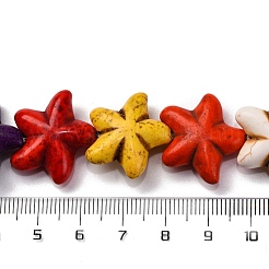 Синтетических нитей бирюзовые бусы G-C147-20