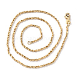 Латунные каната цепи ожерелья&nbsp;X-NJEW-I247-06G