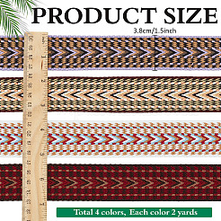 8 ярд двухцветной полиэстеровой ленты со стрелкой&nbsp;OCOR-ME0001-32