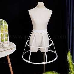 Юбка из полиэстера и пластиковой проволоки с обручем для свадебного платья бальное платье&nbsp;DIY-WH0504-799A