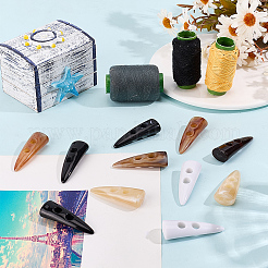 36шт. 9-х цветные акриловые кнопки&nbsp;BUTT-DR0001-03