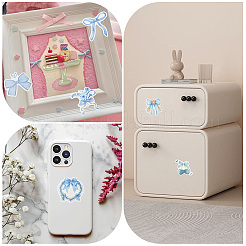 4 комплект декоративных наклеек из ПВХ&nbsp;DIY-SP0005-32B