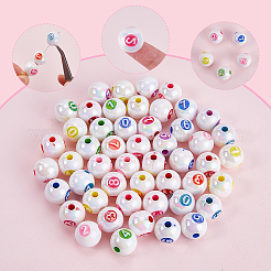 60шт акриловые бусины имитация ракушки&nbsp;OACR-SP0001-21