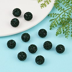 Бусины с класс А стразами&nbsp;RB-B027-2