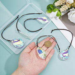 5шт. стеклянные подвесные ловцы солнца&nbsp;HJEW-FH00193