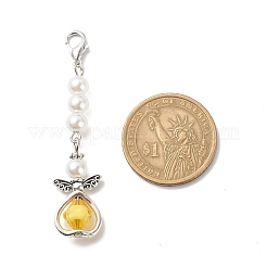 Акриловые искусственные жемчужные украшения из бисера ангела&nbsp;X1-HJEW-JM00741