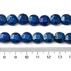 Гальванические бусины из натуральной лавы&nbsp;G-A256-F01-01H