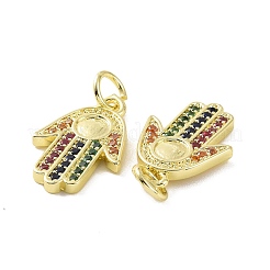 Подвеска из латуни с микропаве&nbsp;KK-E068-VF086