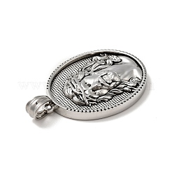 Подвески из нержавеющей стали 304 в тибетском стиле&nbsp;STAS-G275-05AS