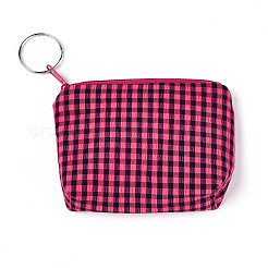 Хлопковые кошельки с клетчатым узором&nbsp;AJEW-N003-21