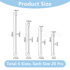 80 шт. 4-х стилевых соединительных элемента из нержавеющей стали марки 304&nbsp;STAS-DC0016-20