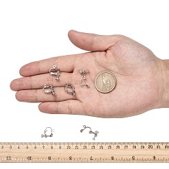 Латунный винт на клипсе свисающие подвески подвески фурнитура&nbsp;LS-KK-M019-01P