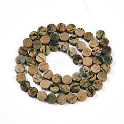 Нити бусин из натурального камня вердит&nbsp;G-N346-06A-03