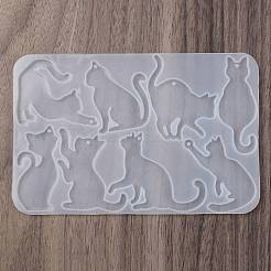 Силиконовые Молды для подвесок своими руками в форме кошки&nbsp;DIY-A061-05