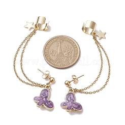 Цепочки для сережек-манжет из светло-золотой нержавеющей стали 304&nbsp;EJEW-JE05685-02