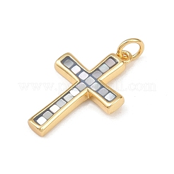 Латунь эмаль подвески&nbsp;KK-L255-07G-03