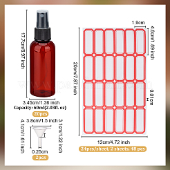 20 шт. пластиковые бутылки-распылители&nbsp;AJEW-OC0013-79