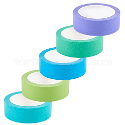 5 рулон двухцветной малярной ленты&nbsp;AJEW-CP0009-37