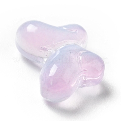 Стеклянные бусины из прозрачной краски для запекания&nbsp;GLAA-F115-01J