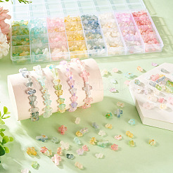 760 шт. 32-х видов градиентных прозрачных акриловых бусин&nbsp;OACR-TA0003-43