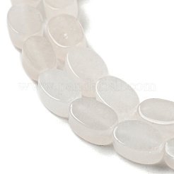 Бусины из натурального белого нефрита&nbsp;G-M420-H15-03