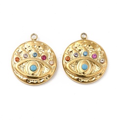 Вакуумное покрытие pvd нержавеющая сталь 201 с подвесками из разноцветных страз&nbsp;STAS-J401-VC810