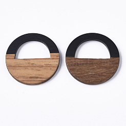 Подвески из смолы и ореха&nbsp;RESI-T035-15A