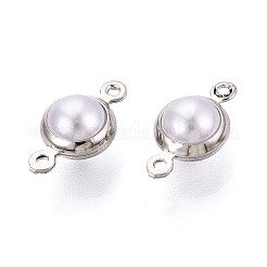 Латунный абс имитация жемчуга коннектор подвески&nbsp;KK-N286-02A-P