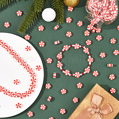 300шт бусины из полимерной глины ручной работы&nbsp;CLAY-PA0001-20