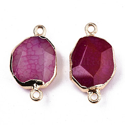 Соединители звеньев натурального агата&nbsp;G-T131-109B