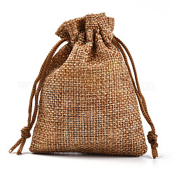 Мешки мешка шнурка упаковки мешка мешка имитационные полиэфирные&nbsp;ABAG-R005-9x7-22