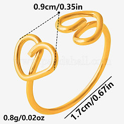 Регулируемые кольца для манжеты в форме сердца из нержавеющей стали 304.&nbsp;GG9585-2