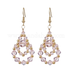 Серьги-подвески из нержавеющей стали 304&nbsp;EJEW-JE06368-04