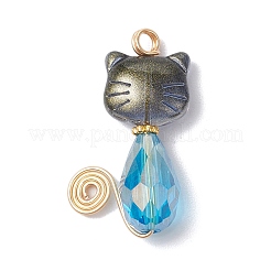 Подвески из гальванического стекла&nbsp;PALLOY-JF03995