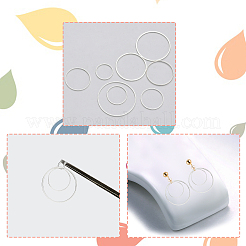 240шт 8 стильных латунных соединительных кольца&nbsp;KK-CA0002-03