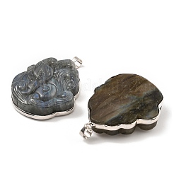 Природные подвески лабрадорита&nbsp;G-K338-34P