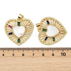 Латунные микро проложить кубического циркония подвески&nbsp;KK-S526-07G-A