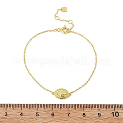 S925 браслеты из стерлингового серебра и подвески для женщин&nbsp;BJEW-K276-01G