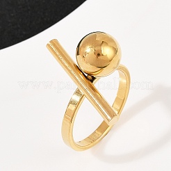 Кольца из нержавеющей стали 304 для женщин&nbsp;RJEW-Z107-02G