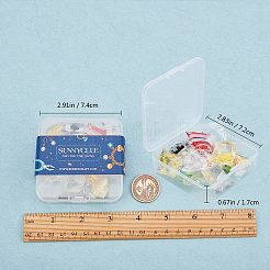 Подвески из смолы для водных мешков с золотой рыбкой&nbsp;DIY-SC0012-37